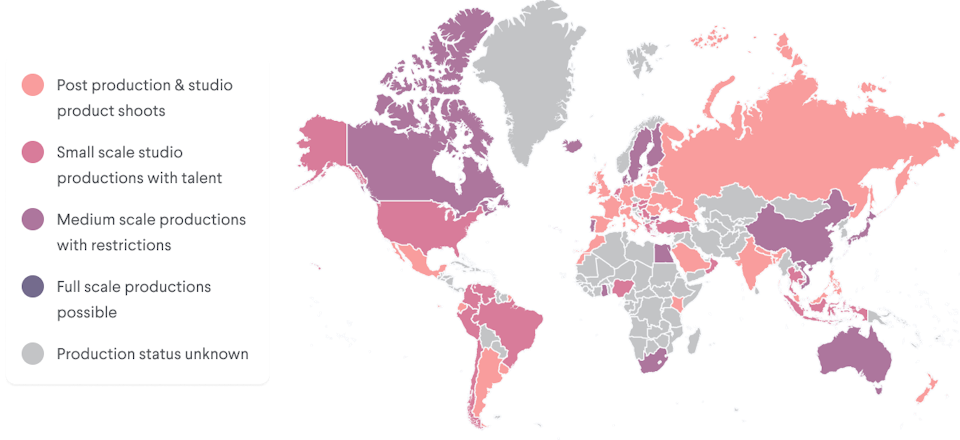 genero global production status map